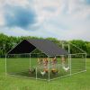 Large metal chicken coop, walk-in chicken coop, galvanized wire poultry chicken coop