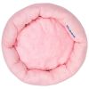 Dog Beds for Small Dogs - Round Cat Beds for Indoor Cats, Washable Pet Bed for Puppy and Kitten with Slip-Resistant Bottom pink