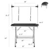 36" Professional Dog Pet Grooming Table Adjustable Heavy Duty Portable w/Arm & Noose & Mesh Tray