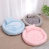 Dog Beds for Small Dogs - Round Cat Beds for Indoor Cats, Washable Pet Bed for Puppy and Kitten with Slip-Resistant Bottom pink