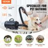 VEVOR Dog Dryer, 2800W/4.3HP Dog Blow Dryer, Pet Grooming Dryer with Adjustable Speed and Temperature Control