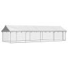 Outdoor Dog Kennel with Roof 236.2"x78.7"x59.1"