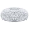 Pet Dog Bed Soft Warm Fleece Puppy Cat Bed Dog Cozy Nest Sofa Bed Cushion M Size