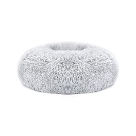 Soft Warm Puppy Cat Bed Dog Cozy Nest for S/M Dog (Color: Gray, size: O/S)