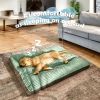 Up to 100 lbs Dog Mat Sleeping Dog Mattress Floor Mat Removable And Washable Dog Kennel Large Dog Kennel Pet Pad Dog Mat Soft Comfortable Bed